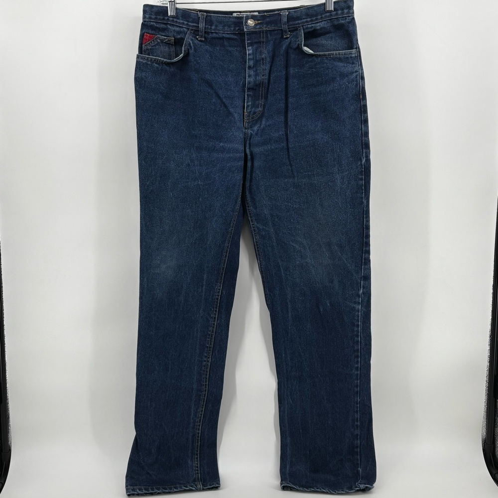 Walls FR Mens Medium Wash Straight‎ Leg Jeans Size 38x36